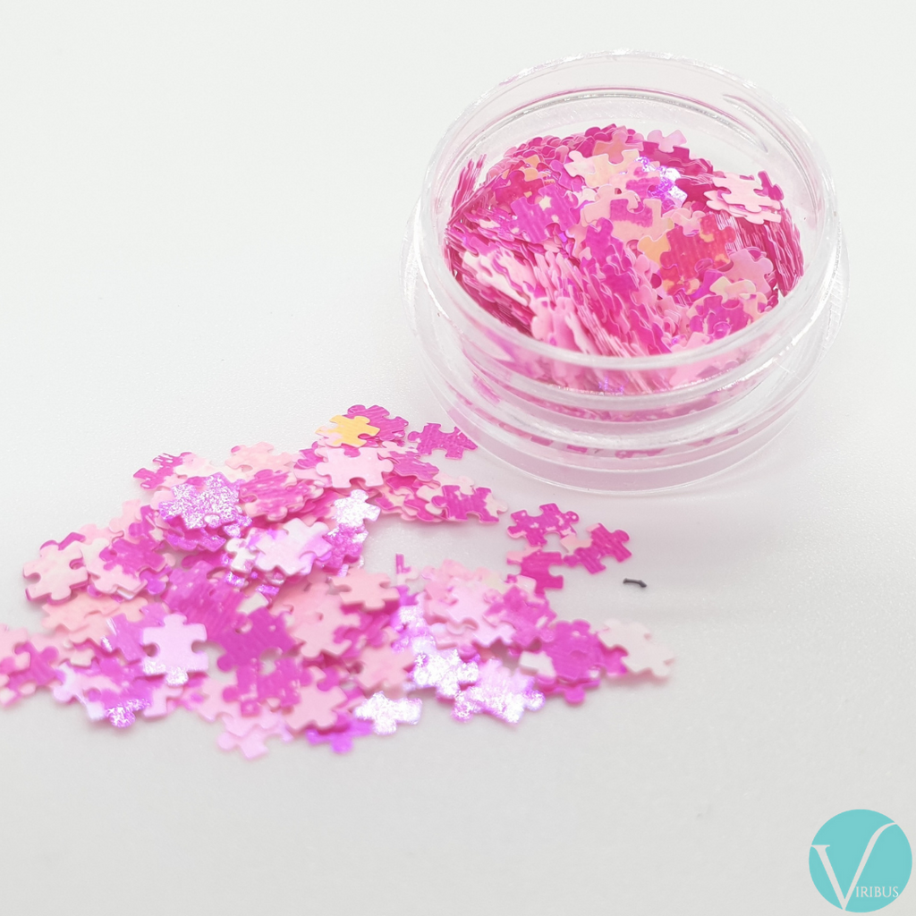 Puzzle Nail Art Holo UV 12 Colour Set image 8