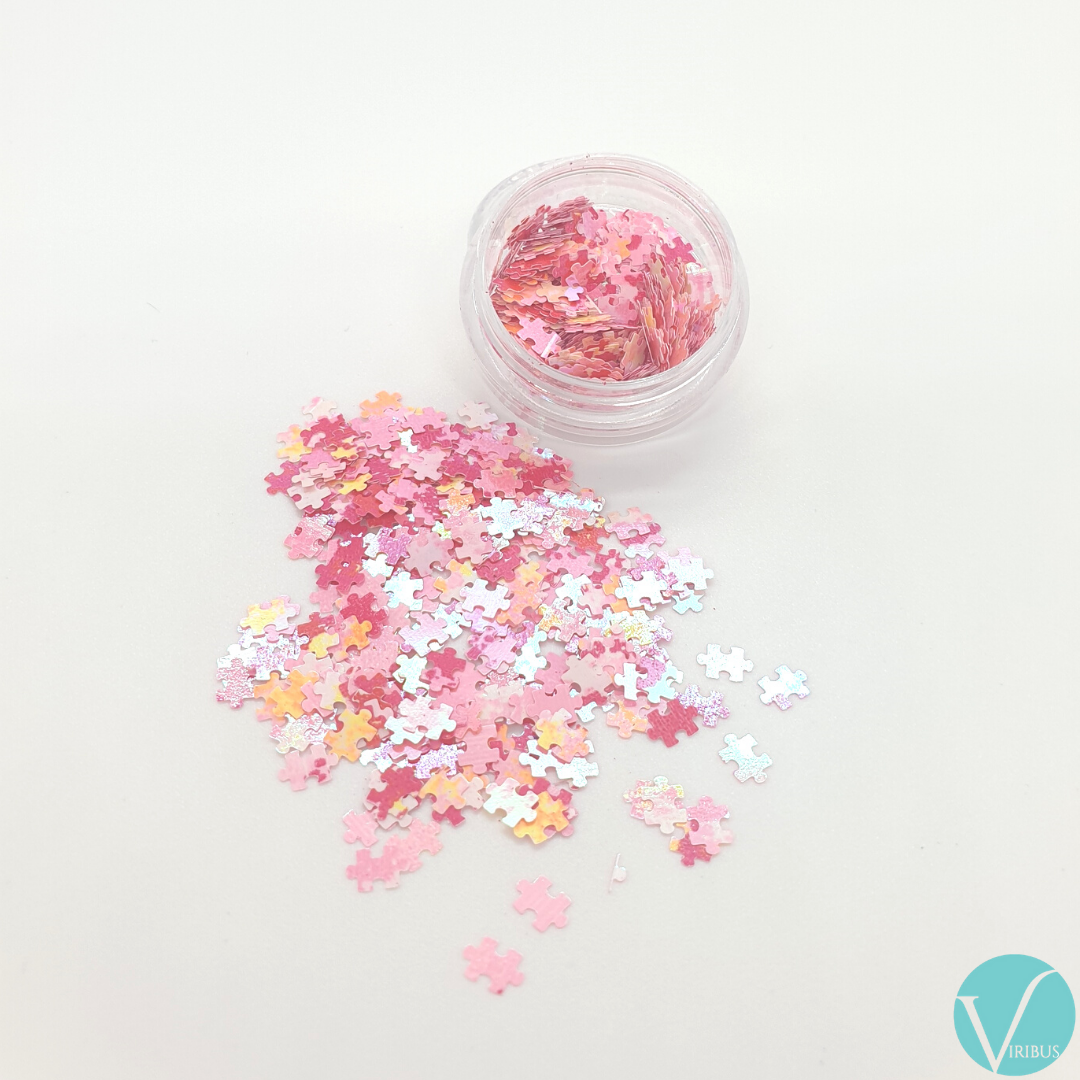 Puzzle Nail Art Holo UV 12 Colour Set image 11