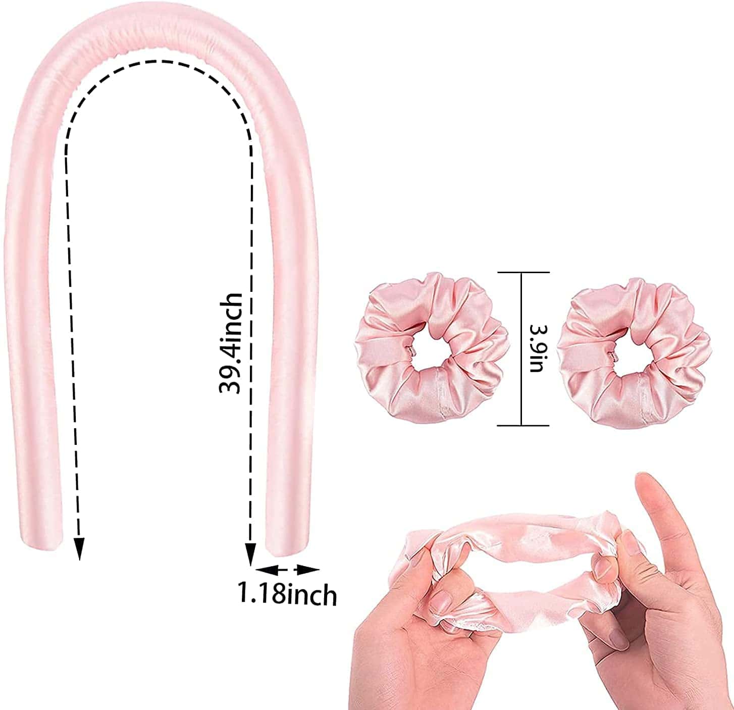 Heatless Curling Rod Headband image 1