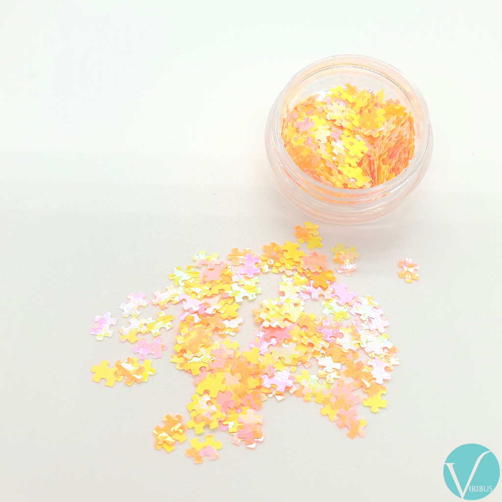 Puzzle Nail Art Holo UV 12 Colour Set image 6