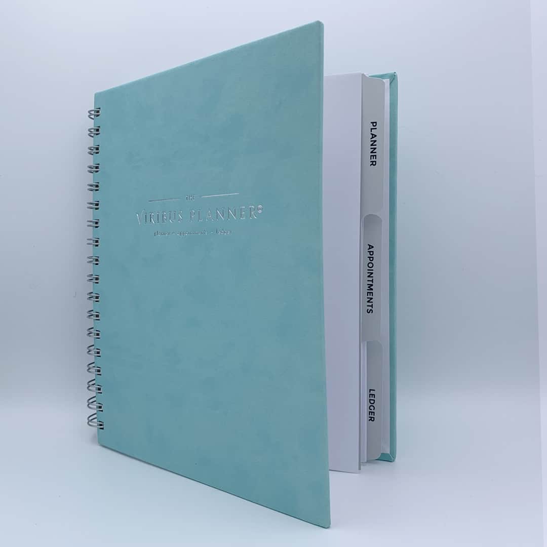 Viribus Year Planner 2025 - Mint Green (Moleskin) image