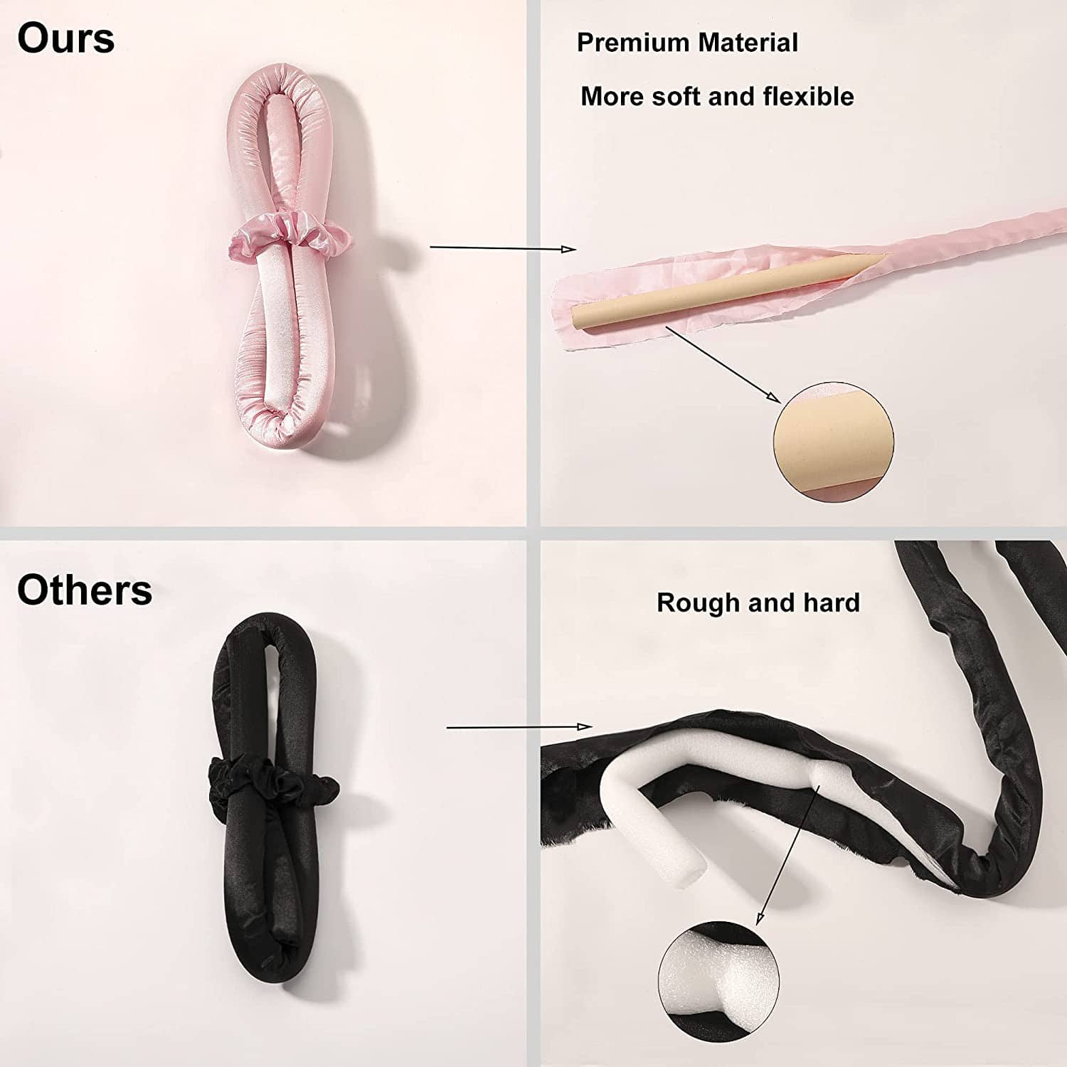 Heatless Curling Rod Headband image 3