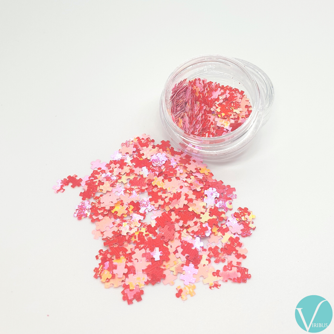 Puzzle Nail Art Holo UV 12 Colour Set image 9